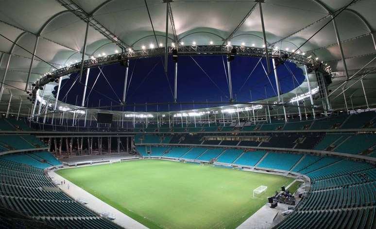 A Arena Fonte Nova, em Salvador