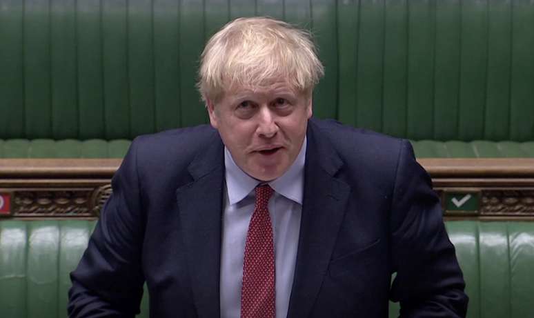 Premiê britânico, Boris Johnson 
08/07/2020
TV do Parlamento/Reuters TV via REUTERS
