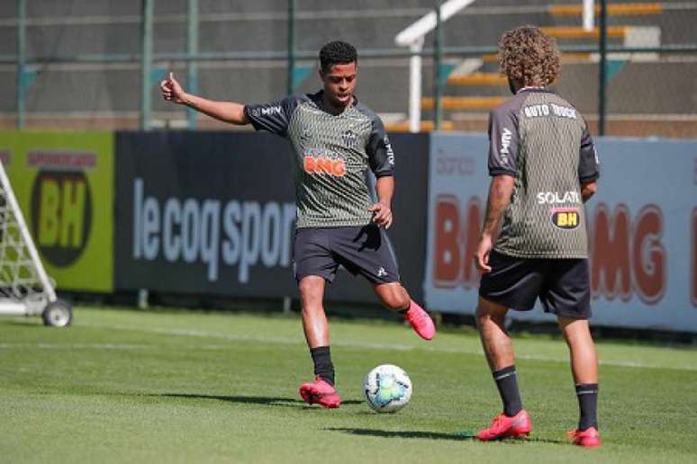 Keno já trabalha a parte física para ficar à disposição de Sampaoli-(Bruno Cantini/Atlético-MG)