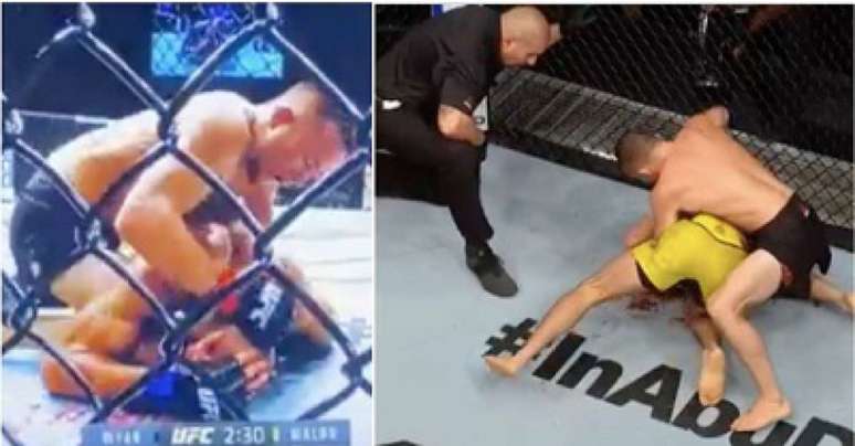 José Aldo recebeu 62 golpes significativos no quinto round da luta contra Yan (Foto: Reprodução)