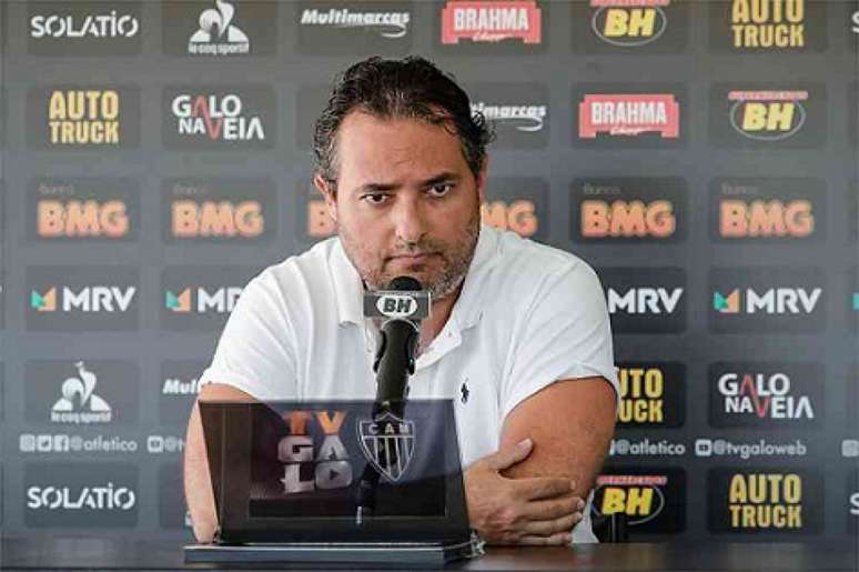 Alexandre Mattos pede "calma" com a euforia criada em torno do Galo-(Bruno Cantini/Atlético-MG)