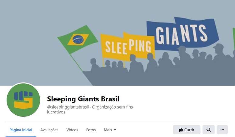 Sleeping Giants Brasil denuncia site de fake news