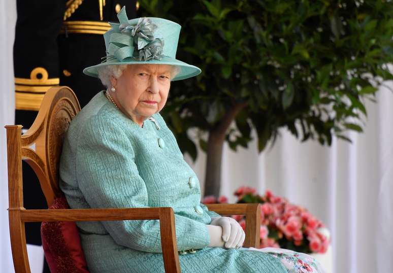 A rainha Elizabeth. 13/06/2020. REUTERS/Toby Melville. 

