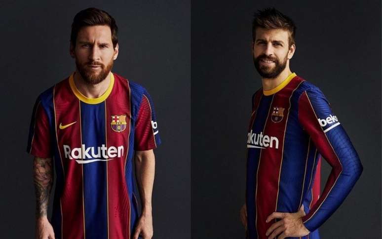 Novo uniforme do Barcelona foi divulgado nas redes sociais (Barcelona)