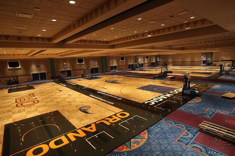 NBA criou uma bolha em um complexo da Disney, na Flórida, para a temporada 2019-2020