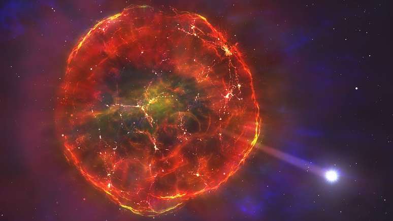 Astrônomos acreditam que estrela passou por uma supernova 'parcial'