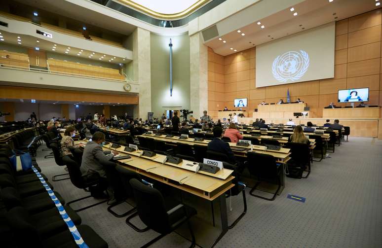 Reunião do Conselho de Direitos Humanos da ONU em Genebra
30/06/2020
REUTERS/Denis Balibouse