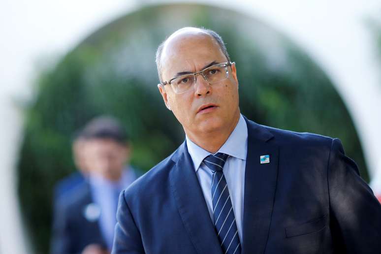 Governador do Rio de Janeiro, Wilson Wtzel, em Brasília
08/05/2019 REUTERS/Adriano Machado