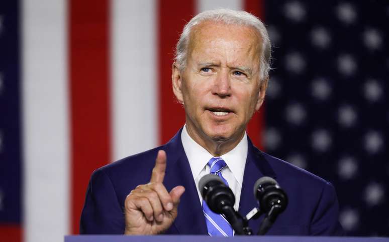 Virtual candidato presidencial democrata, Joe Biden 
14/07/2020
REUTERS/Leah Millis