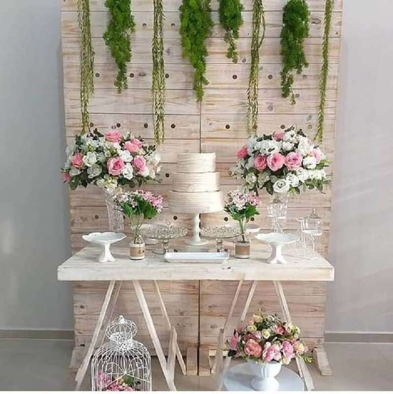 14. Ideia para bodas de cristal decora&ccedil;&atilde;o simples e r&uacute;stica &ndash; Foto: Pinterest