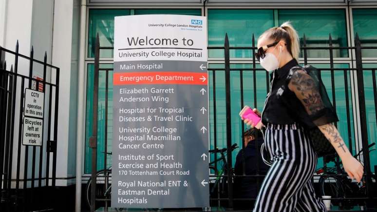 University College Hospital em Londres, onde as muta&ccedil;&otilde;es est&atilde;o sendo estudadas