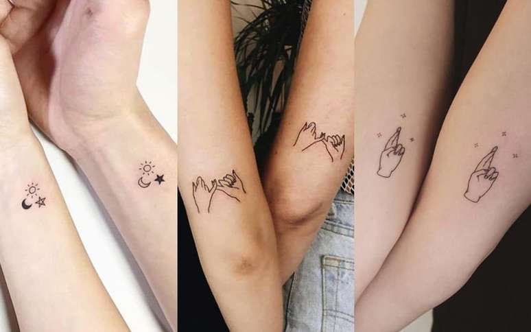 Tatuagem pequena: Ideias femininas e delicadas