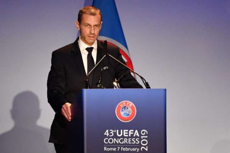 Aleksander Ceferin garantiu que os jogos não terão público (Foto: Andreas Solaro / AFP)