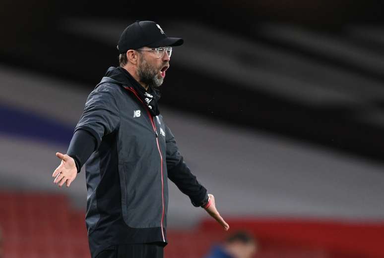 T&eacute;cnico do Liverpool, Juergen Klopp
15/07/2020
Shaun Botterill/Pool via REUTERS