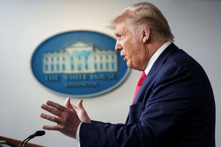 Presidente dos EUA, Donald Trump. 23/7/2020. REUTERS/Kevin Lamarque