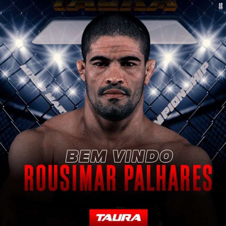Rousimar Toquinho foi anunciado como novo lutador do Taura MMA (Foto: Divulgação/Taura MMA)