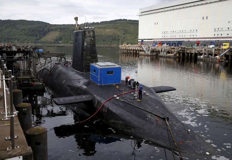 Base de submarinos de Faslane, na Esc&oacute;cia
31/08/2015
REUTERS/Russell Cheyne
