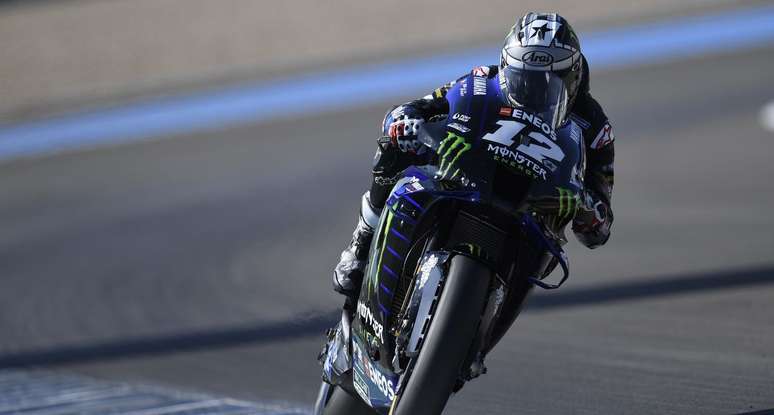 Maverick Viñales eligou a forma da YZR-M1 