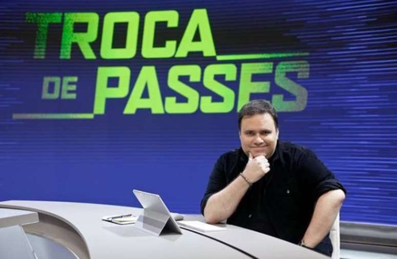 Rodrigo Rodrigues costuma apresentar o programa Troca de Passes, após os jogos da rodada