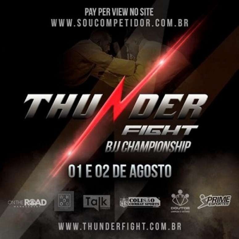 Thunder Fight vai retomar suas atividades com dois eventos de Jiu-Jitsu (Foto divulgação)