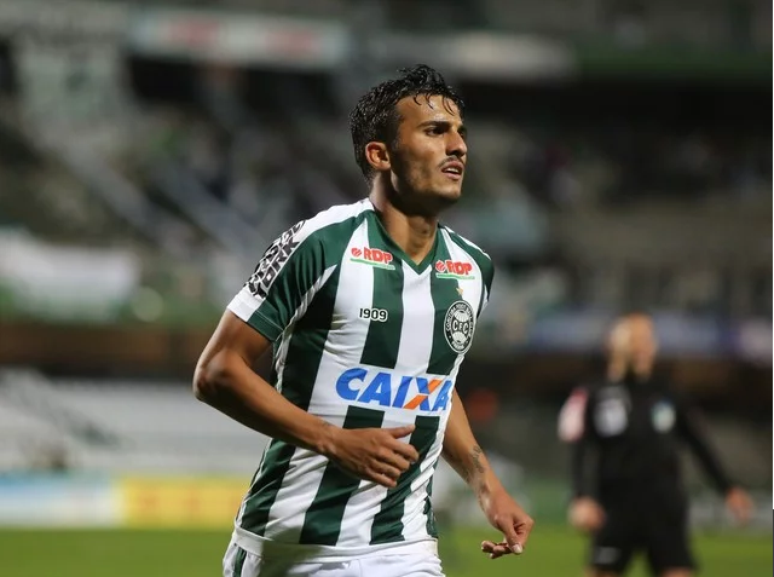 Guilherme Parede quando atuava pelo Coritiba. (Foto: Divulgação)