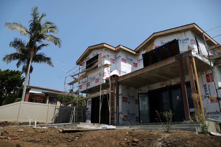 &Aacute;rea de constru&ccedil;&atilde;o de moradia em Los Angeles, Calif&oacute;rnia, EUA, em 30 de julho de 2018. REUTERS/Lucy Nicholson