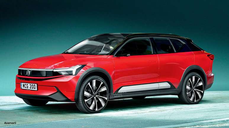 Projeção realizada pela revista inglesa para o futuro SUV elétrico da Volvo.