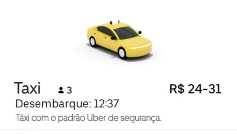 Uber Taxi também vai estar disponível no serviço Uber para Empresas 
