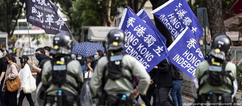 Desde 2019 Hong Kong é alvo de protestos pela democracia