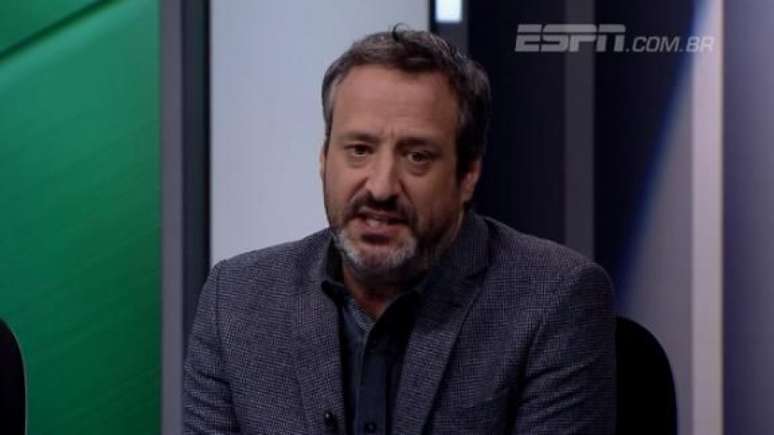 Gian Oddi fez fortes críticas ao Palmeiras de Vanderlei Luxemburgo (Foto: Reprodução/ESPN)
