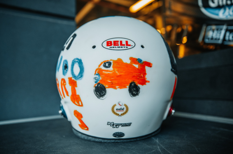 Os detalhes do capacete de Lando Norris 