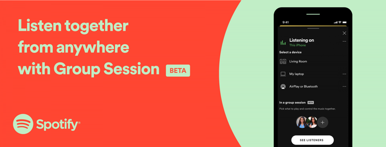 Spotify atualiza o seu recurso premium Group Session, que ainda está em fase beta