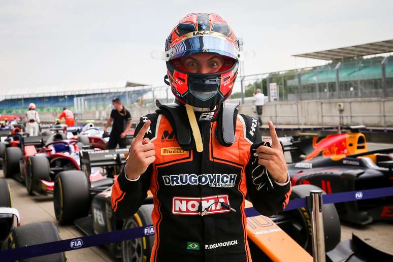 Felipe Drugovich fez a primeira pole da carreira na F2 (Dutch Photo Agency)