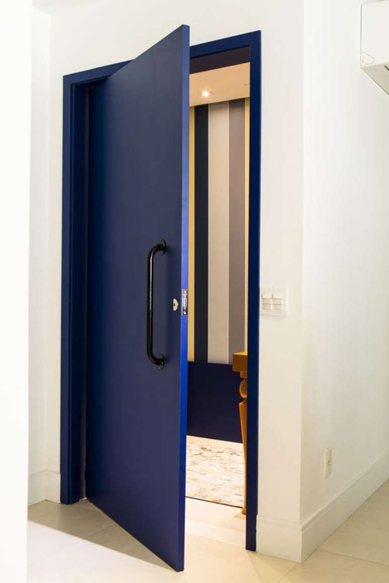 6. fechadura interna para porta de madeira – Via: Casa Vogue