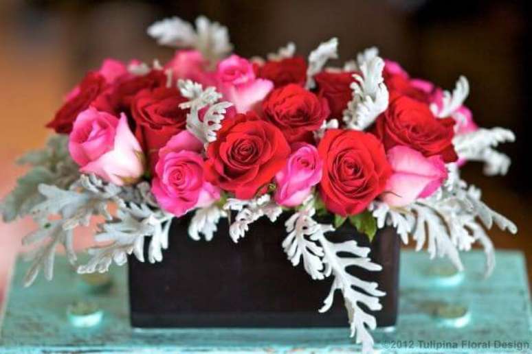 45. Rosas vermelhas e cor de rosa &ndash; Via: Pinterest