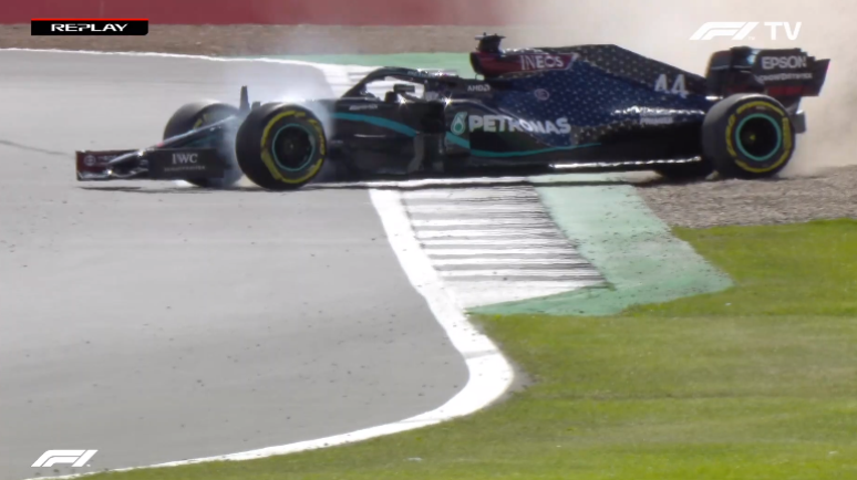 A rodada de Lewis Hamilton no Q2 em Silverstone 