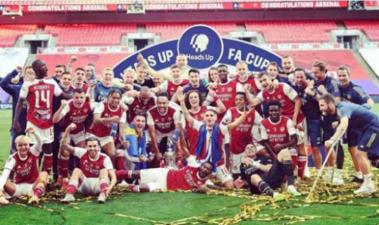 Arsenal foi campeão da FA Cup 2019/2020 (Divulgação)