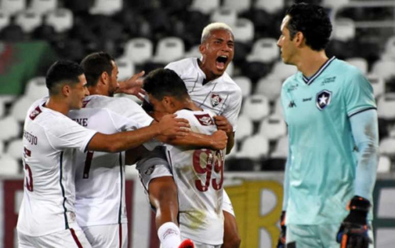 Evanilson marcou o gol do Fluminense após passe açucarado de Marcos Paulo (Foto: Mailson Santana/Fluminense FC)