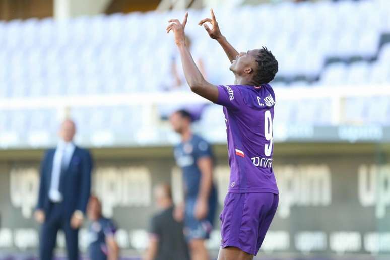 Kouame marcou o segundo gol da Fiorentina (Foto: Divulgação / Fiorentina)