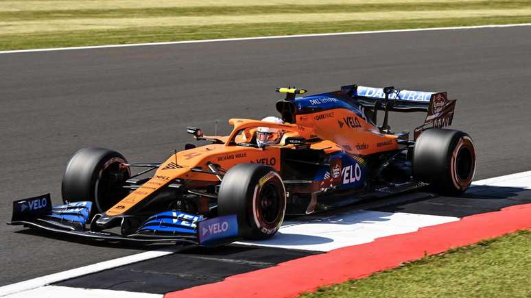 Lando Norris ficou em quinto no GP da Inglaterra 