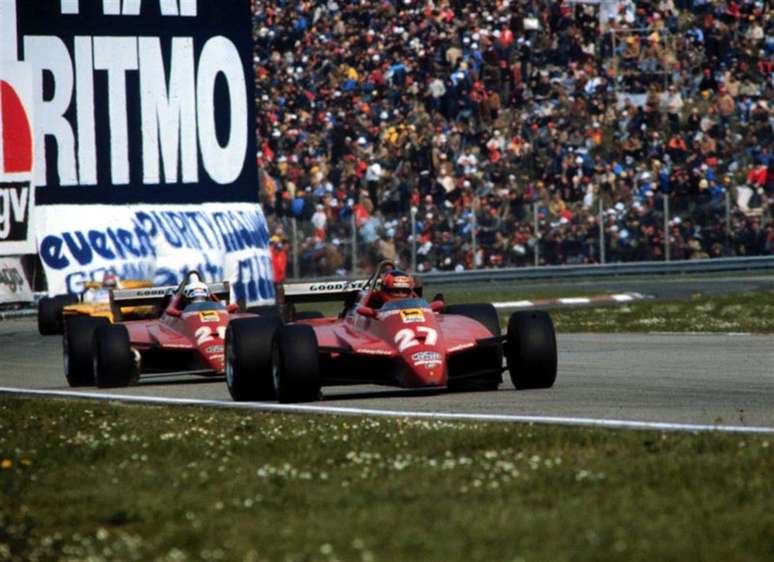 Gilles Villeneuve e Didier Pironi nos tempos de Ferrari 