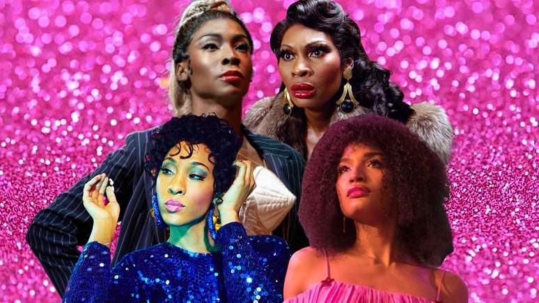 Acima, Angelica Ross (Candy) e Dominique Jackson (Elektra Abundance); abaixo, Mj Rodriguez (Blanca Rodriguez) e Indya Moore (Angel): a transexualidade na trama de Pose reflete os dramas das próprias atrizes trans na vida real