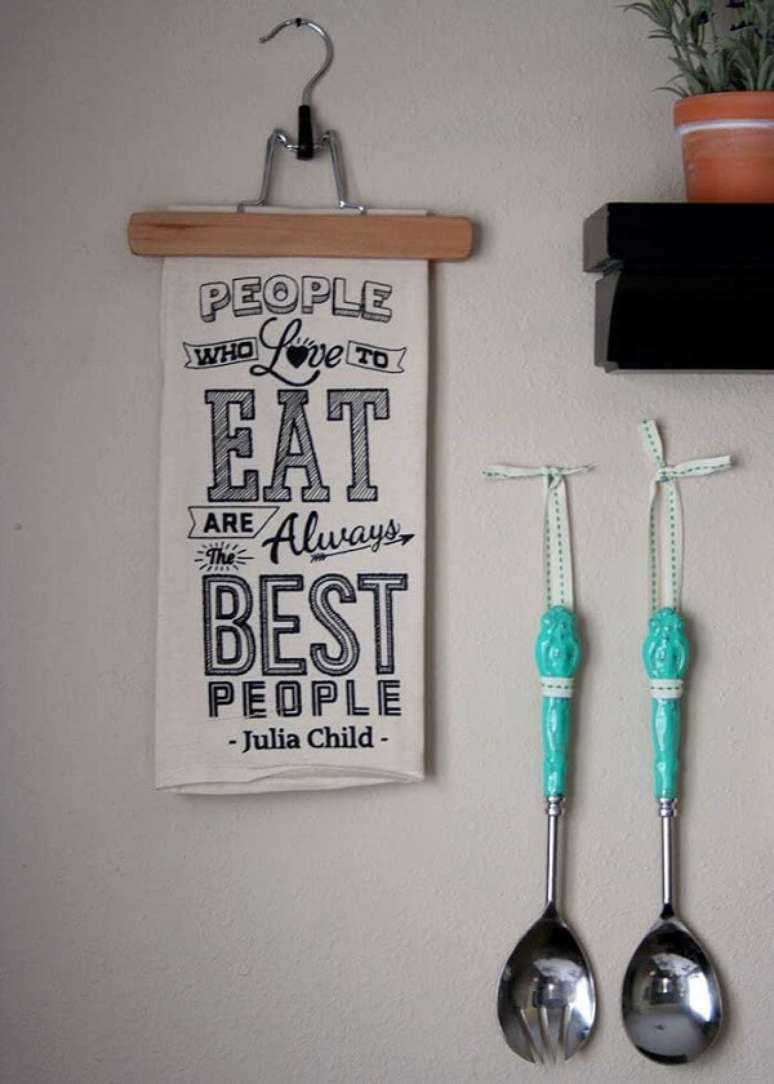 16. Quadros decorativos para cozinha com frases que inspiram qualquer chefe. Fonte: Pinterest