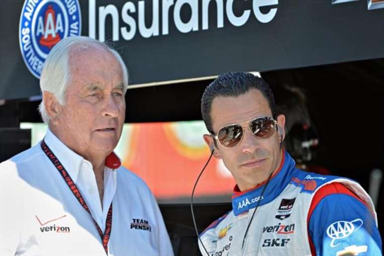 Roger Penske e Helio Castroneves: uma parceria de décadas 