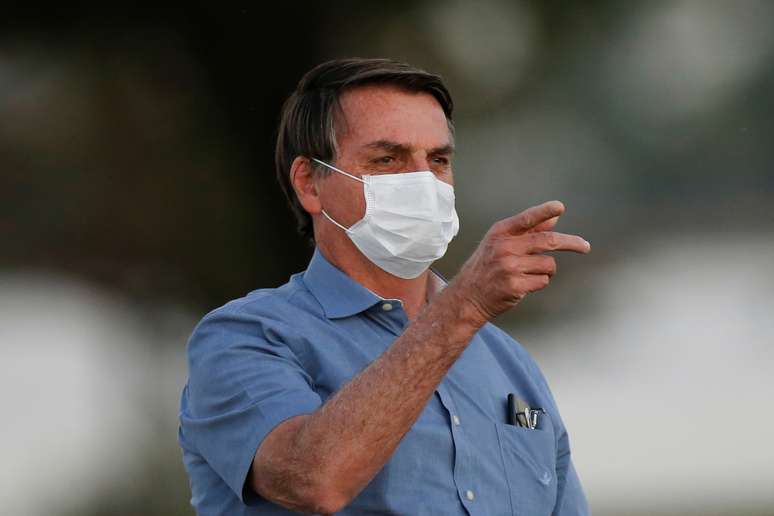 Presidente Jair Bolsonaro no Palácio da Alvorada
24/07/2020 REUTERS/Adriano Machado