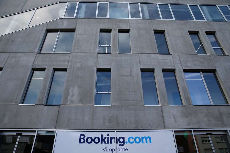 Vista externa de escritórios da Booking.com, na França. 4/10/2019. REUTERS/Pascal Rossignol