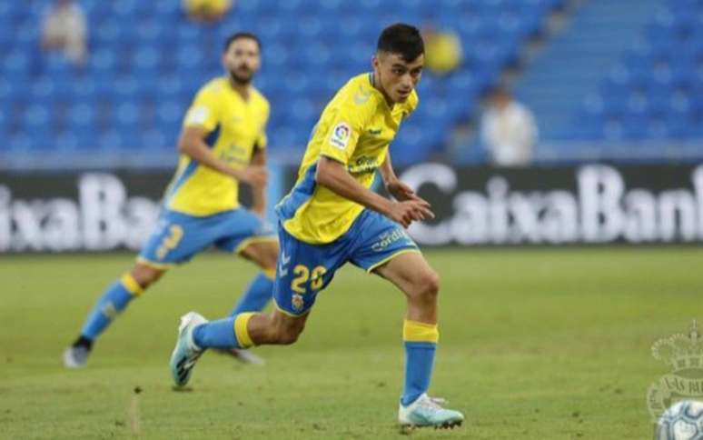 Pedri jogou a última temporada pelo Las Palmas (Foto: Divulgação/Las Palmas)