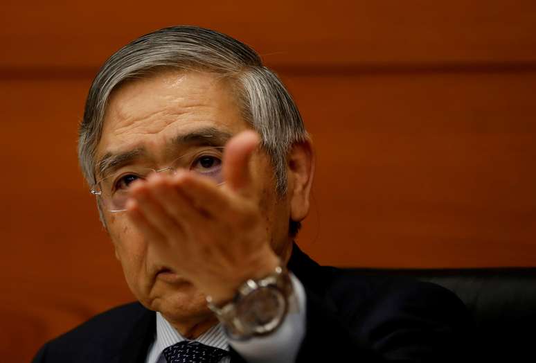 Presidente do banco central do Japão, Haruhiko Kuroda. REUTERS/Kim Kyung-Hoon