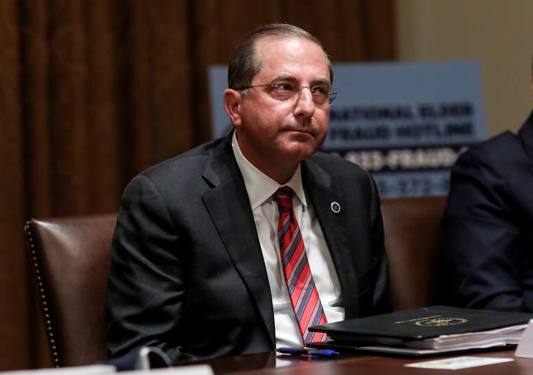 Secretário de Saúde dos EUA, Alex Azar, na Casa Branca
15/06/2020 REUTERS/Leah Millis