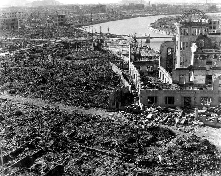 Hiroshima após bomba atômica